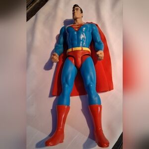 Superhero Action Figure Toy - Blue & Red Cape Hero